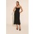 Sabina Midi Dress In Black | Women Bardot Cocktail & Party Dresses