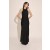 Similina Halter Maxi Dress In Black | Women Bardot Occasion Dresses