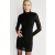 Vezza Floral Mesh Dress In Black | Women Bardot Day To Night Dresses