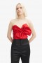  Corpete Lexana Bow em Vermelho Fogo | Corpetes Femininos Bardot