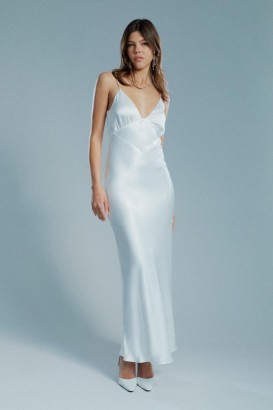  Capri Diamonte slip ruha orchideafehér színben | Női Bardot alkalmi ruhák