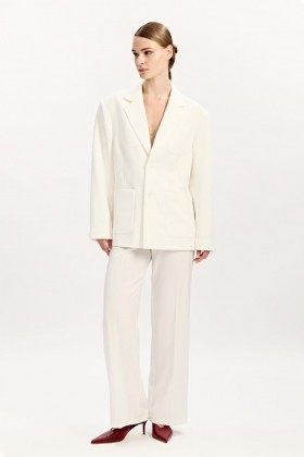  Callista Pant In Orchidwht | Mná Bardot Pants