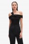  Body in maglia Arie nero | Body Bardot da donna