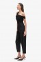  Body in maglia Arie nero | Body Bardot da donna
