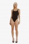  Body Avely in nero | Body Bardot da donna