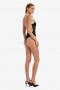 Body in jersey Jasminka nero | Body Bardot da donna