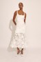  Marico Lace Midi Dress i Orchidwhite | Kvinner Bardot Anledningskjoler