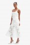  Marico Lace Midi Dress i Orchidwhite | Kvinner Bardot Anledningskjoler