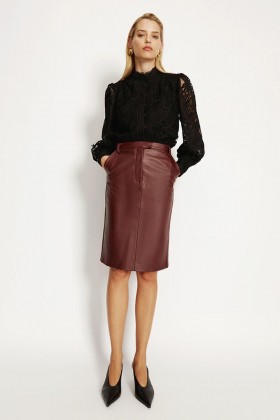  Koronkowe body Remy w kolorze czarnym | Damskie body bardot