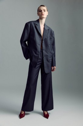  맥신 수트 팬츠 (다크 차콜) | 여성 바르도 팬츠