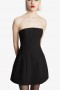  Karoline Trim Hourglass Dress In Black | Dam Bardot Cocktail- & Festklänningar
