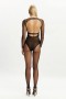  Siyah Farrah Bodysuit | Kadın Bardot Bodysuit'leri
