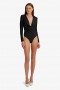  Lorel Bodysuit i sort | Dame Bardot Bodysuits