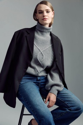 Akia Oversized Blazer I Sort | Dame Bardot Blazere