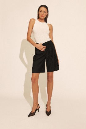 Blair Tailored Shorts i sort | Dame Bardot Shorts