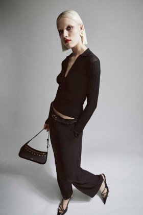  Cristo Slouch Pant i sort | Dame Bardot Bukser