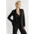 Sloane Pin Stripe Blazer i sort stribet | Dame Bardot Blazere