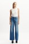  Claudina Wide Leg Jean In Darkdenim | Dames Bardot Wide Jean