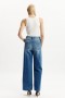  Claudina Wide Leg Jean In Darkdenim | Dames Bardot Wide Jean