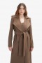  Kira Trenchcoat in bruin | Dames Bardot jassen