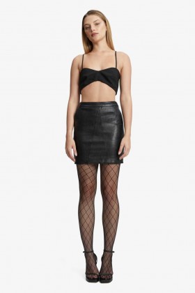  Diamanten visnetpanty in zwart | Dames Bardot