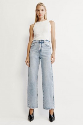 Pia Straight Jeans in Vintage | Dames Bardot Straight Jeans