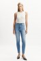  Khloe Hi Jeans II tummassa denim-materiaalissa | Naisten Bardot Skinny Jeans