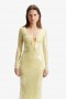 Verona Sequin Maxi Dress, Kanariankeltainen | Naisten Bardot Cocktail- ja juhlamekot
