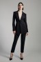  Blazer Austyn noir | Blazers Bardot pour femme