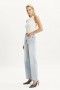 Jean large Heidi en denim clair | Jean large Bardot pour femme
