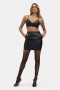 Collants opaques en dentelle noire | Bardot pour femme