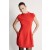  Robe courte Delphi Hourglass rouge foncé | Robes de cocktail et de soirée Bardot pour femme
