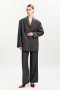  Oversize-Blazer „Akia“ in Dunkelgrau | Bardot-Blazer für Damen