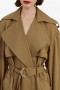  Halle Trenchcoat in Khaki | Damen Bardot-Mäntel