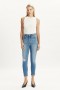  Khloe Hi Crop Jeans Ⅱ In Darkdenim | Damen Bardot Skinny Jeans