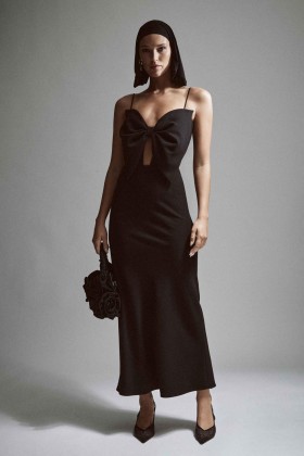  Paula Bow Maxikleid In Schwarz | Bardot-Cocktail- & Partykleider Für Damen