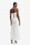  Φόρεμα Solana Mesh Maxi σε χρώμα Orchid White | Γυναικεία Φορέματα Bardot για το πρωί έως το βράδυ